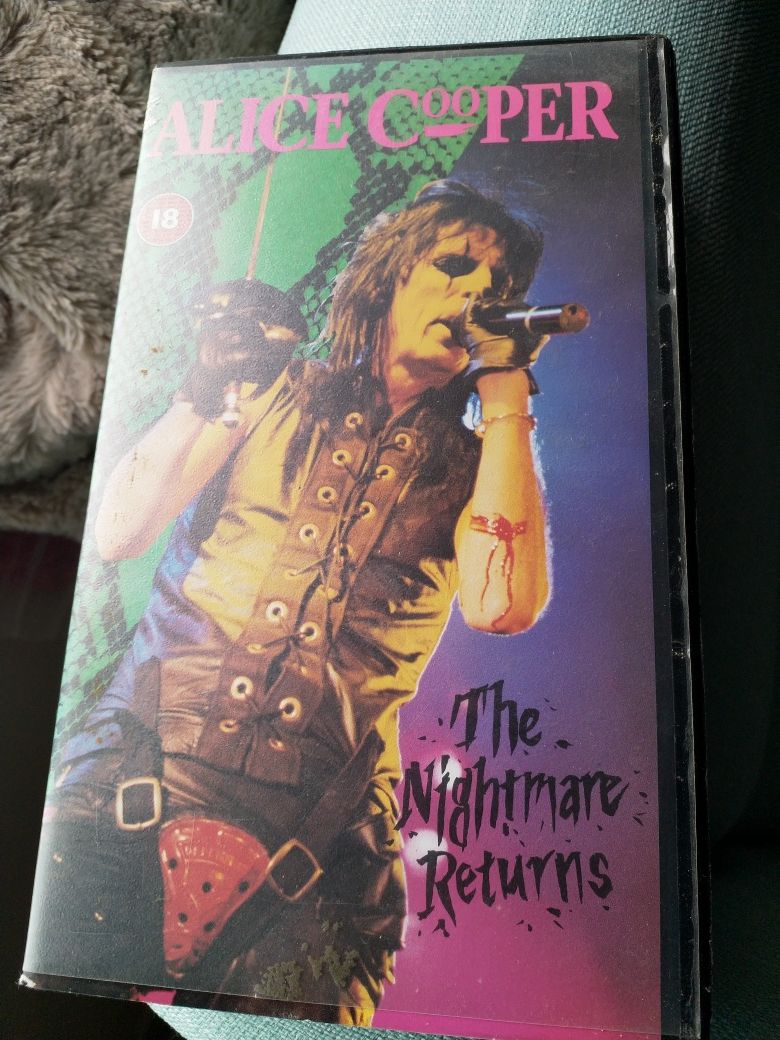 Alice Cooper the Nightmare Returns VHS