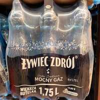 Woda Żywiec Zdrój MOCNY GAZ 1,75 litra  6-pak