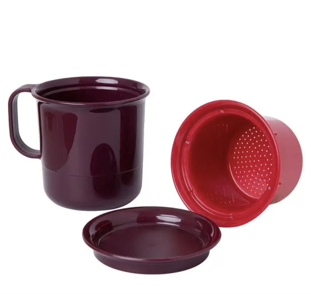 Кружка Заварочная 350 мл бордовый цвет Tupperware Тапервер