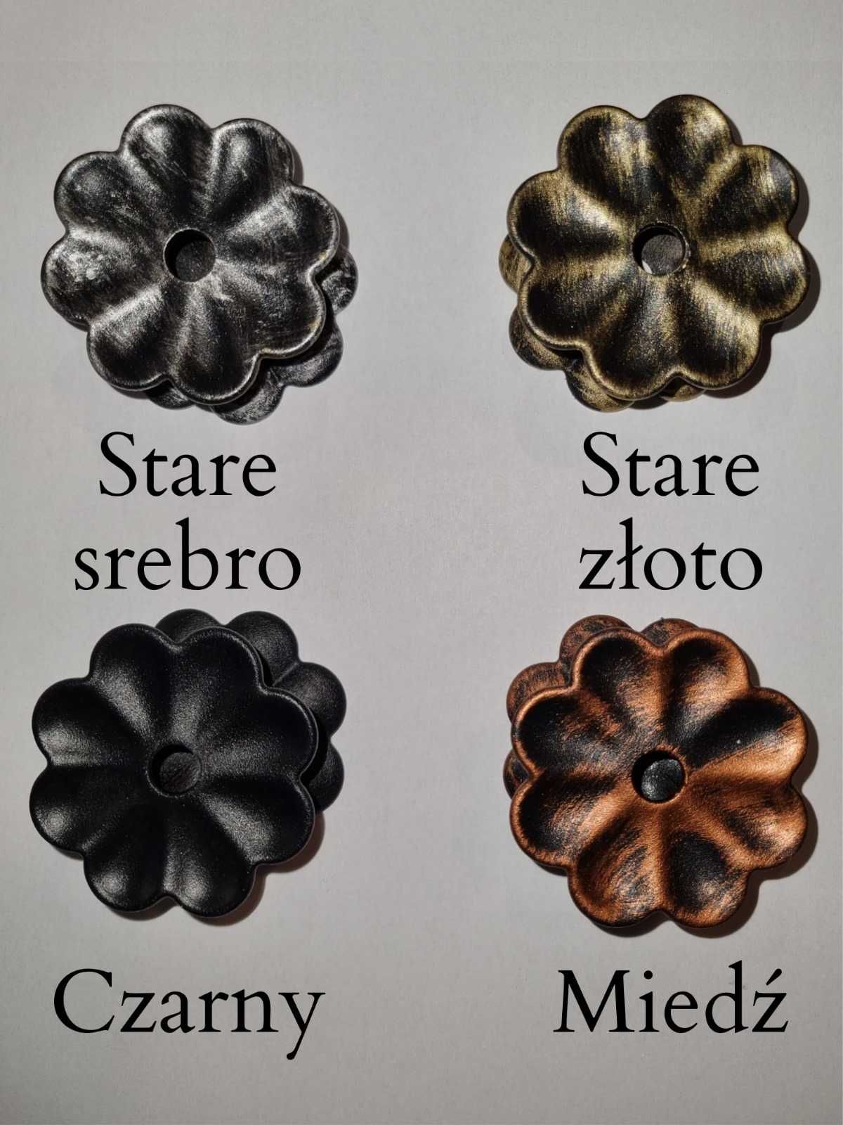 Trójnóg Olbrzym z ozdobnym C i Szyszką stojak metalowy do rusztu 100cm