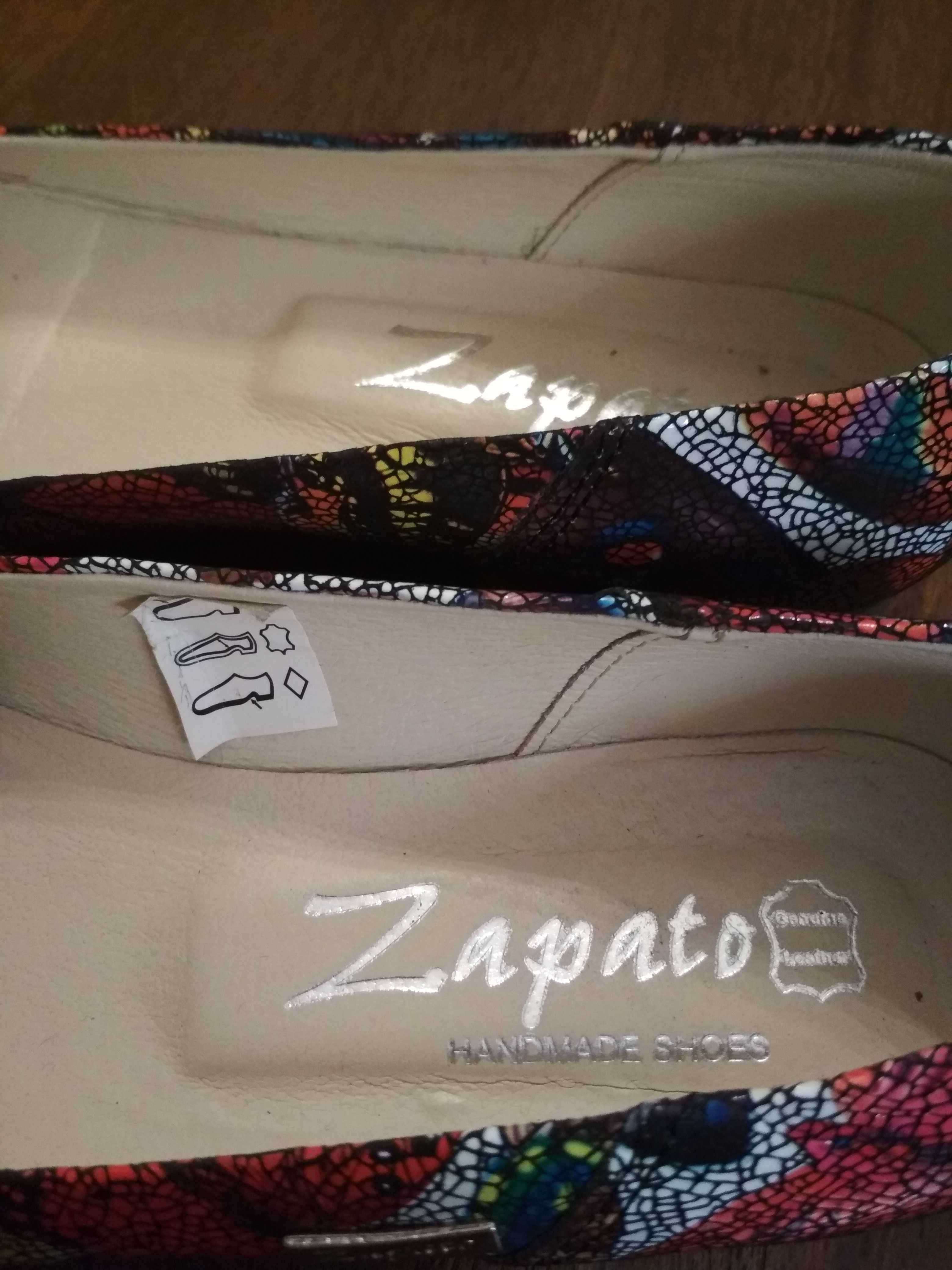 Skórzane oryginalne buty Zapato