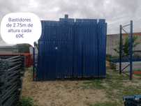 Parteleiras industriais, racks, muito novas