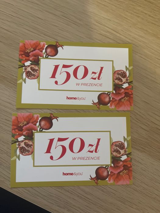 2 x bon na 150 zl do home&you