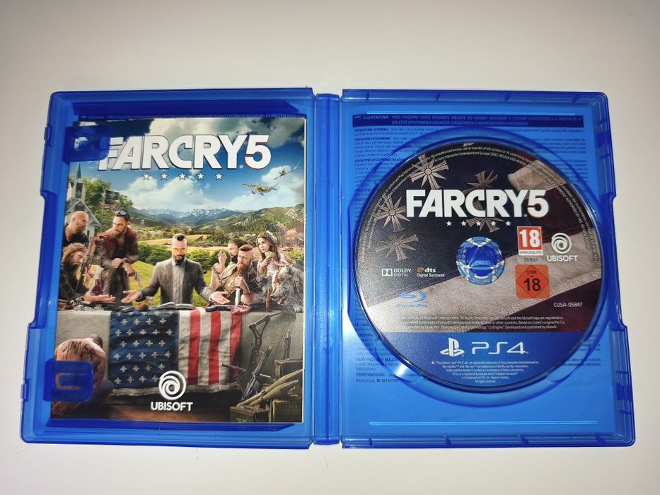 Gra Ps4 Farcry 5 PL gry PlayStation 4 Sniper UFC Crash Mafia GTA V