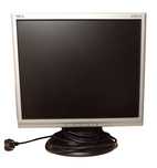 NEC monitor LCD 170V-BK idealny komplet kabli