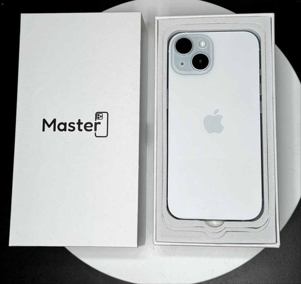 Apple IPHONE 15 256gb blue jak nowy 100% bat 6msc gwarancji