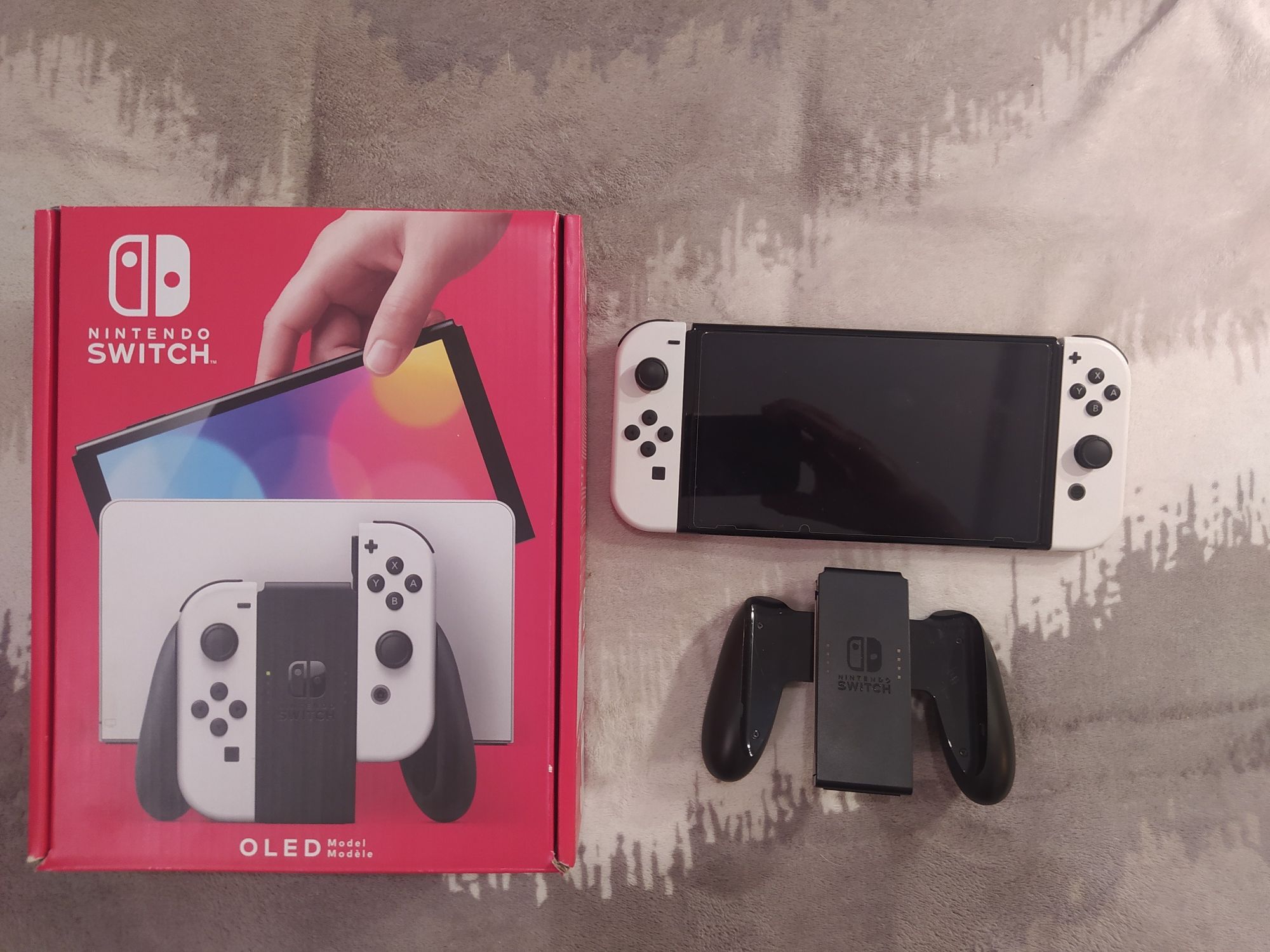 Nintendo Switch Oled Biały+ Etui