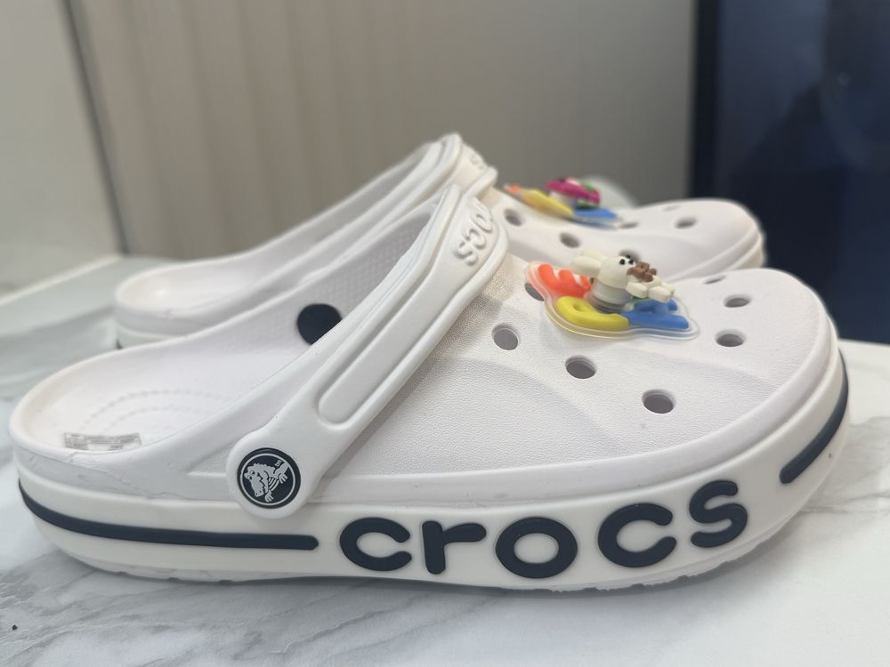 Crocs Bayaband Clog білі (розмір 37-38, W7/M5) /кроксы белые женские