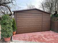 Garaż blaszany drewnopodobny 4x6 producent garaży