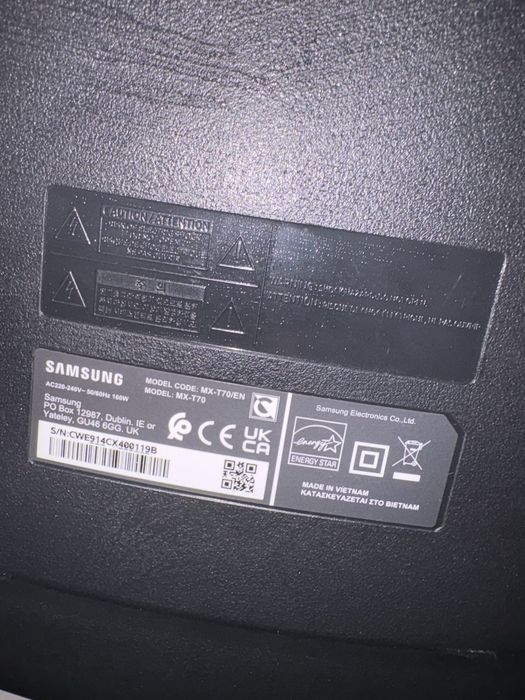 Power Audio Samsung MX-T70