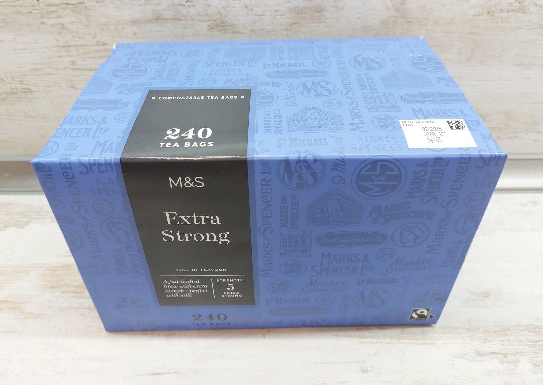 Англійський чай в пакетиках M&S Everyday Gold Strong Tea Bag