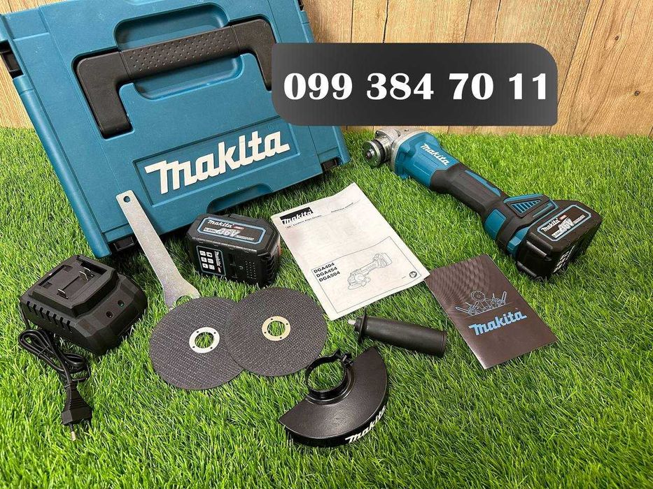 Аккумуляторная Болгарка Makita DGA 504 36V6A Потужність 1200Вт 125круг