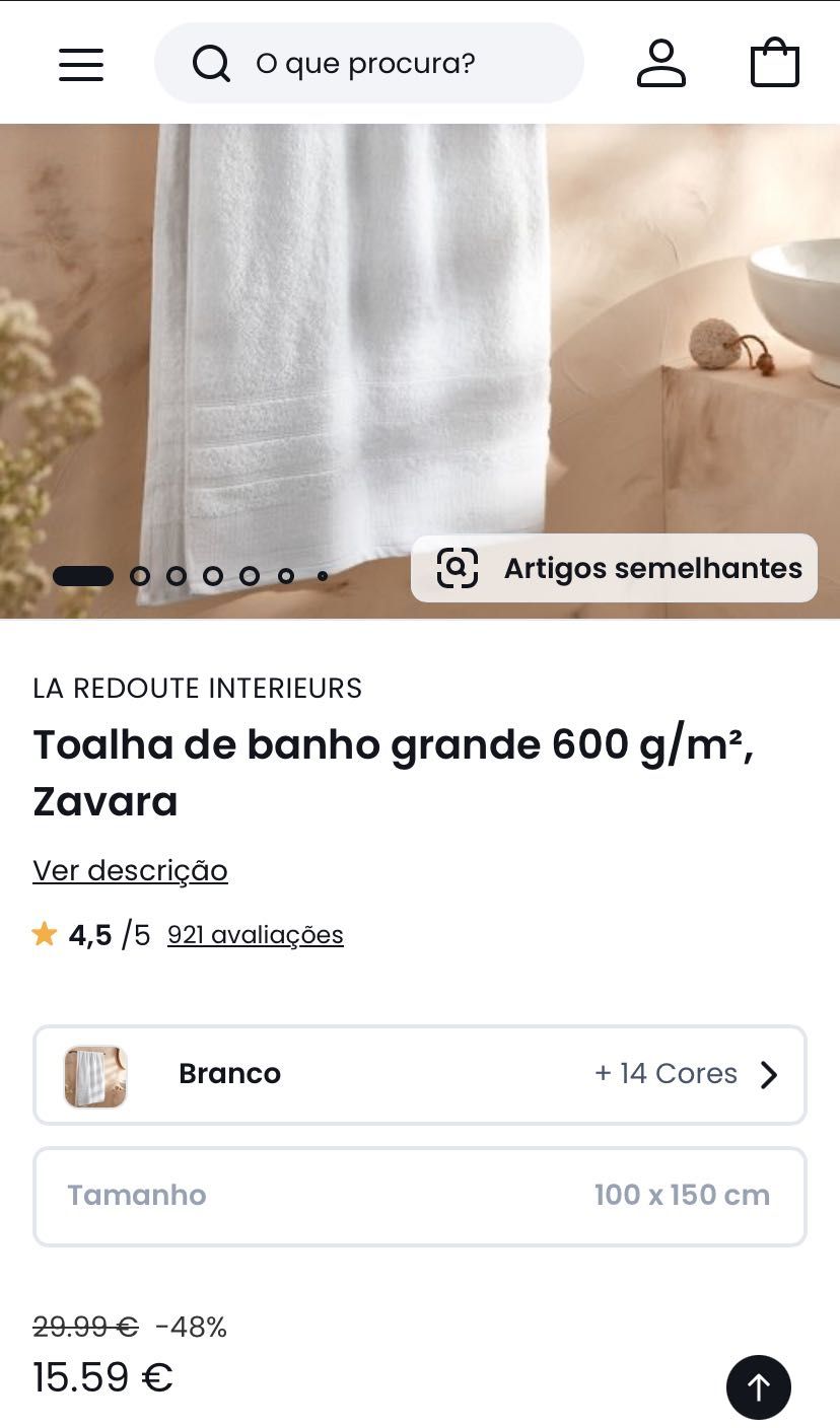 Toalhas de banho grandes novas