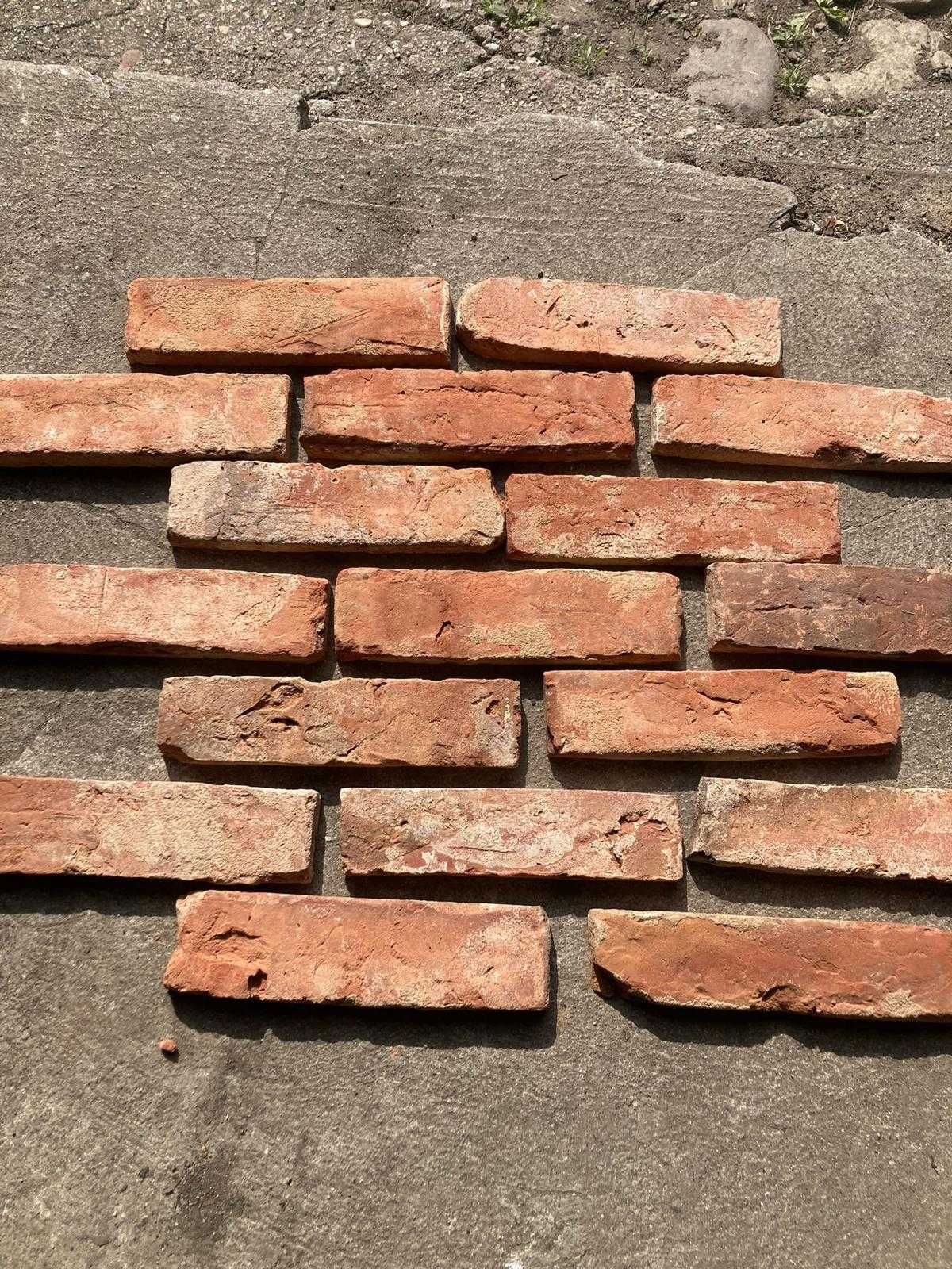 Plytki z cegly rozbiórkowej, płytki ceglane, stara cegła