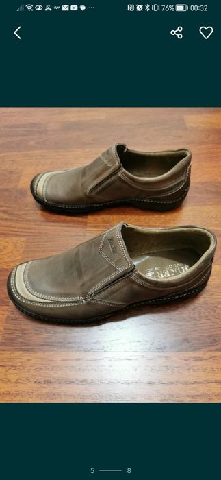 Skórzane Wsuwane Buty Męskie Joker Lekkie Wygodne Comfort