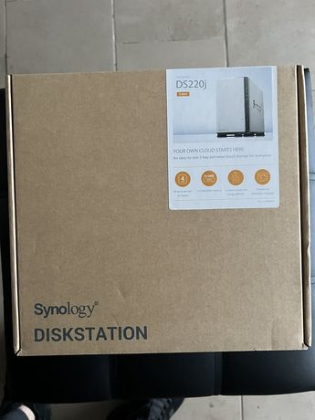 Мережевий накопичувач Synology DS220j 12TB!  (новий з дисками)