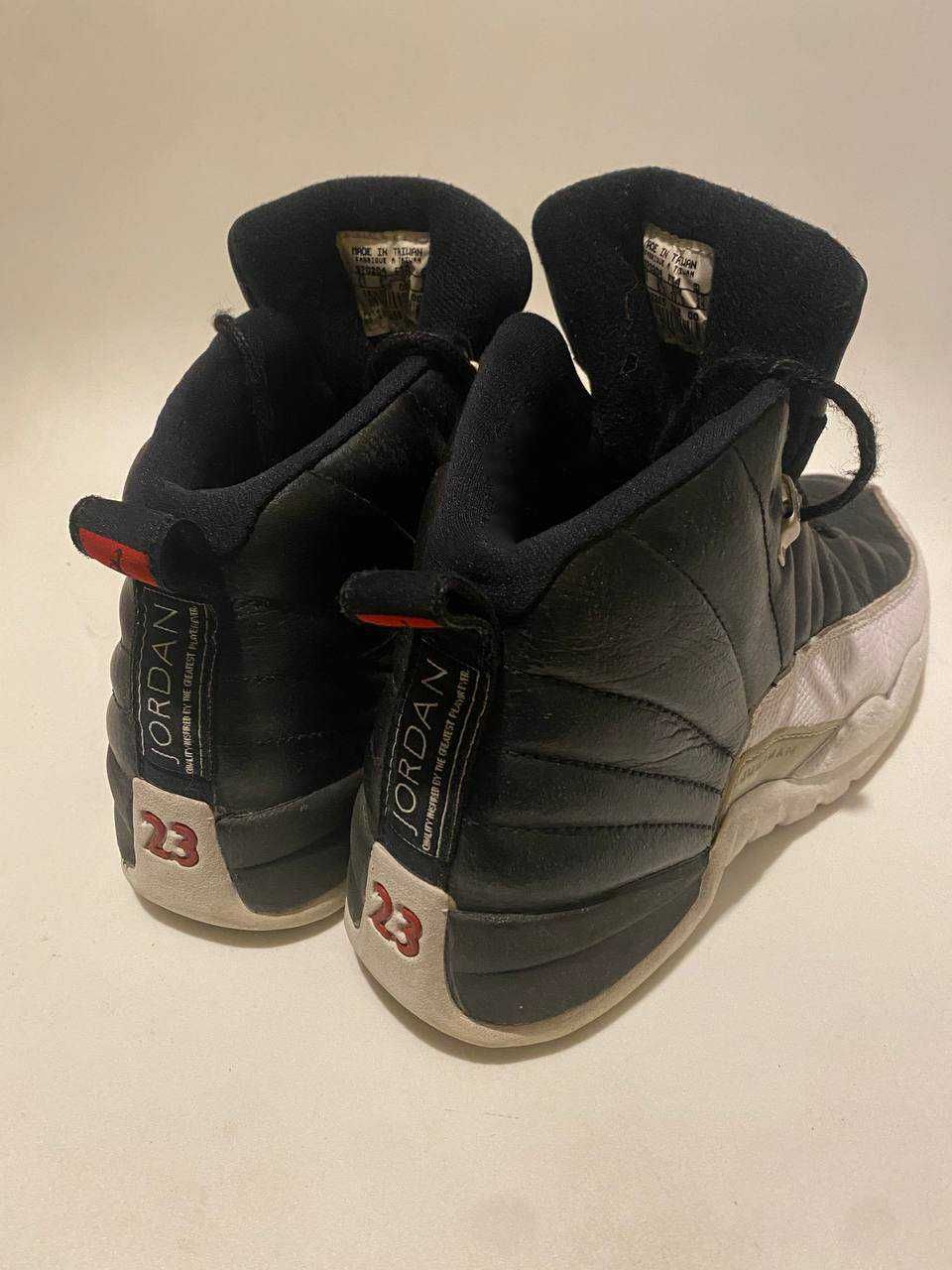 Air Jordan 12 Retro Playoffs BLACK/WHITE 38 рр 24 см КРОССОВКИ