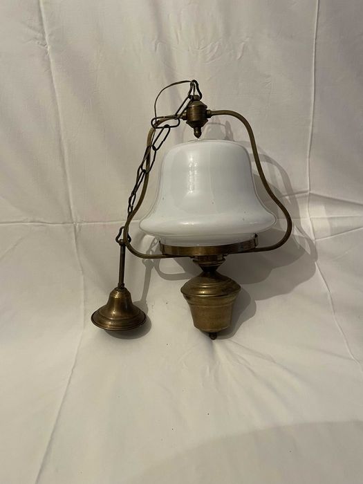 Candeeiro de Teto em Latão 1 casquilho