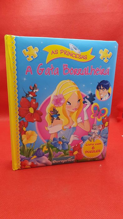 Livro Infantil - REF PINF - Princesas, A Gata Borralheira Livro Puzzle