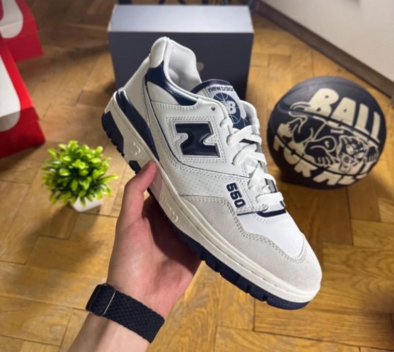 sneakersy NEW BALANCE 550 biale obuwie sportowe new balance nowe