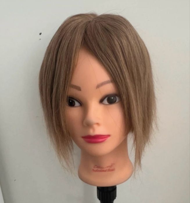 Topper naturalny Pieces z ludzkich włosów  ciemny blond długość 27cm