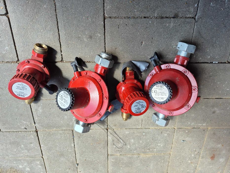 Reduktory 1 i 2 stopnia firmy gok do instalacji zbiornikowej gazowej
