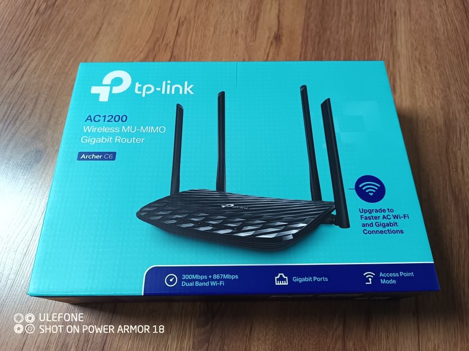 Router Tp-link AC1200 Archer C6 Gigabit Ports