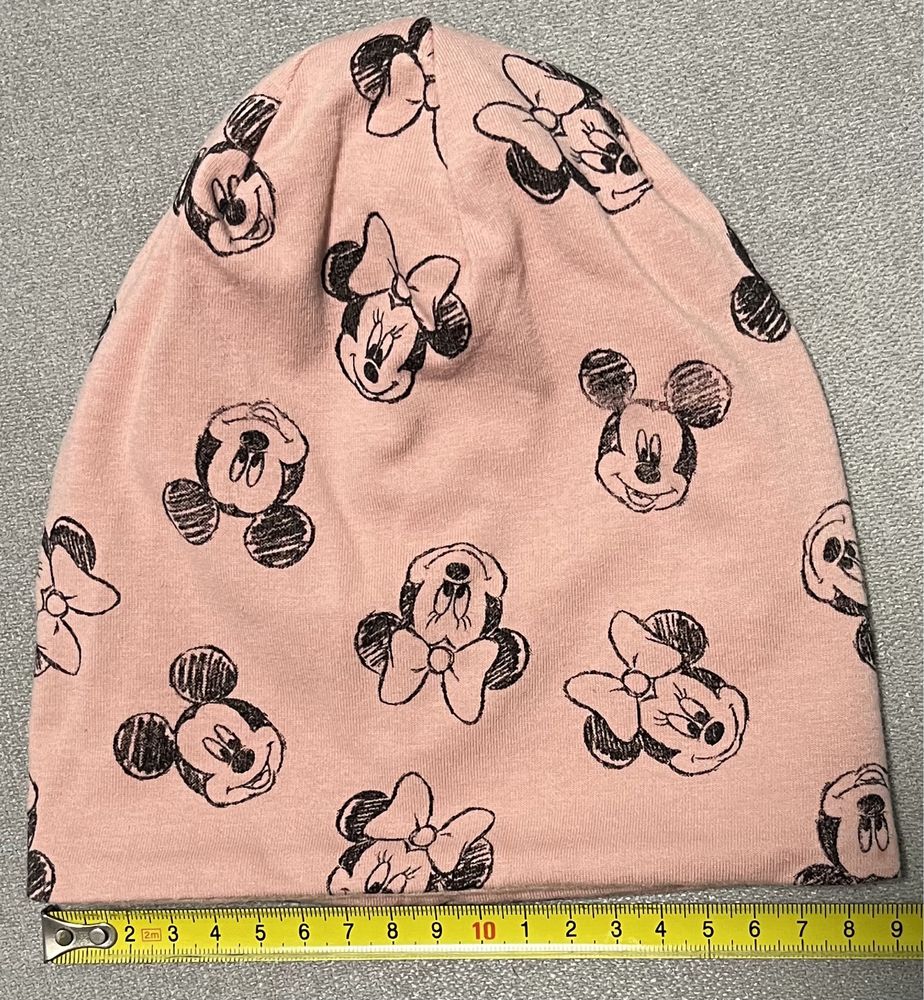 Różowa jesienna czapka Minnie Disney Reserved 6-12 m-cy