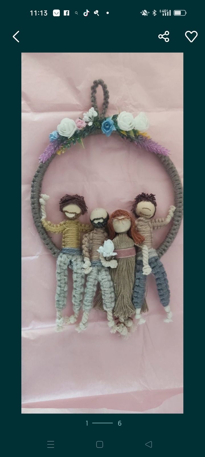 Aniversários, Bonecos macramé, artesanato, fadas