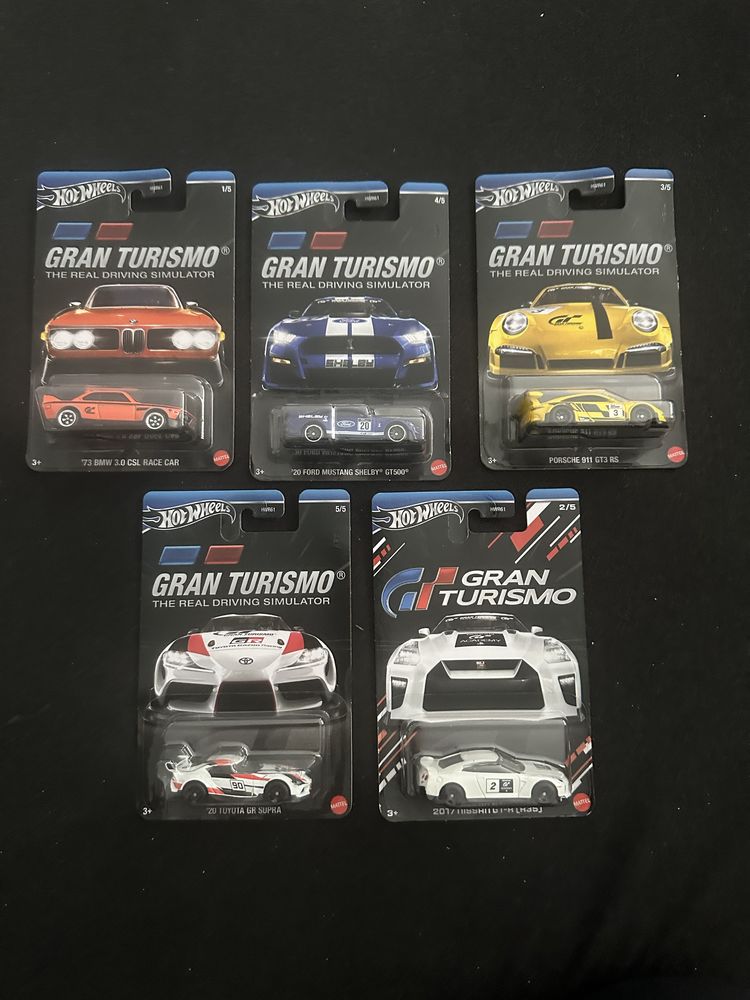 Hot wheels gran turismo nissan gtr porsche toyota supra bmw