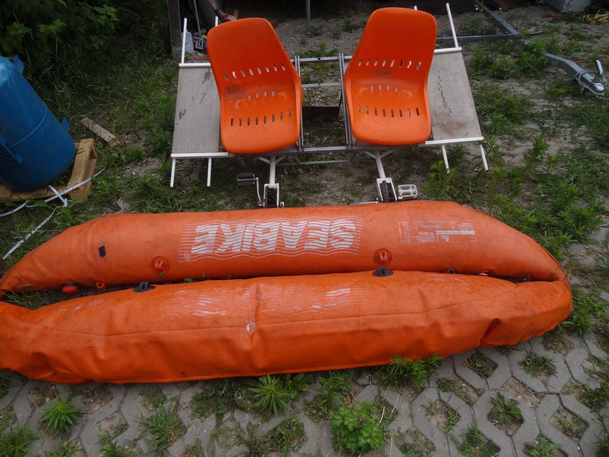 Rower wodny, katamaran SEABIKE uszkodzony