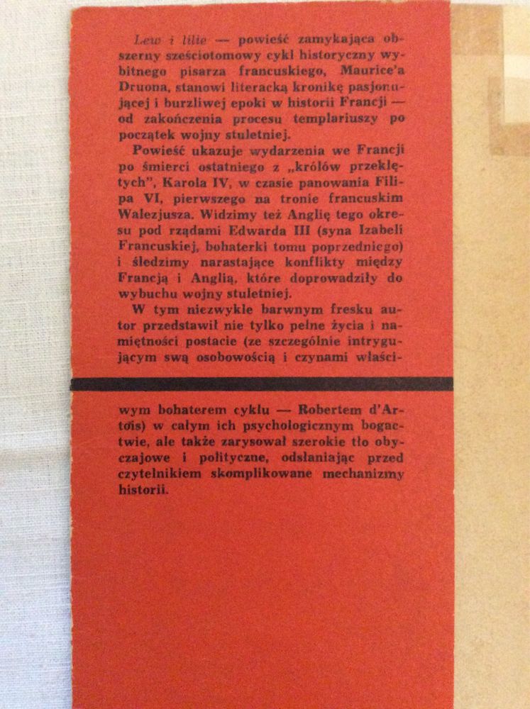 Maurice Druon „Lew i lilie”, „Zamordowana królowa”