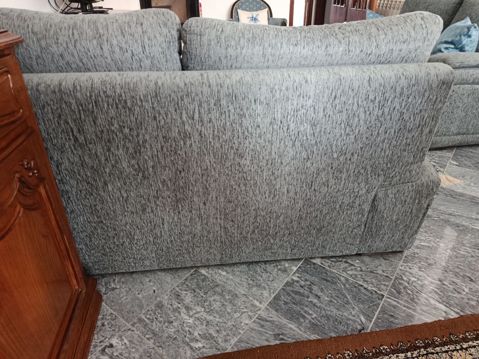 Dois Sofás de Sala Azuis