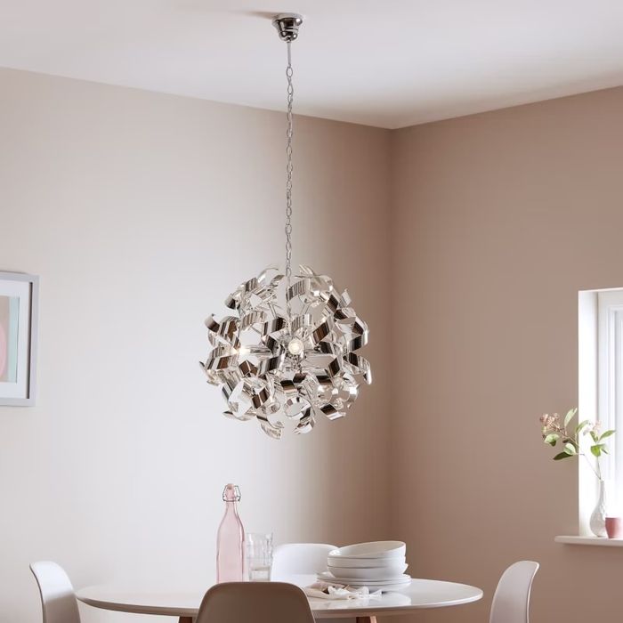 Lampa wisząca GoodHome Caladane 4-punktowa E14 chrom