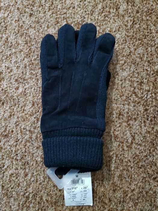 Reserved шкіряні рукавиці чоловічі