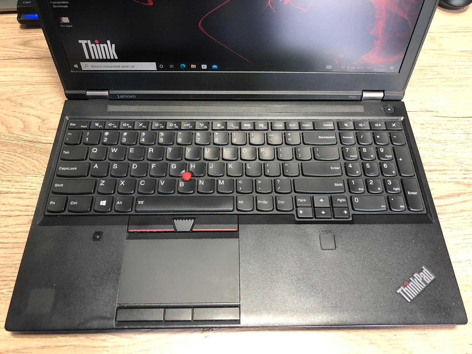 Потужний Lenovo ThinkPad P50 / i7-6820HQ / 64Gb / SSD 512GB / IPS