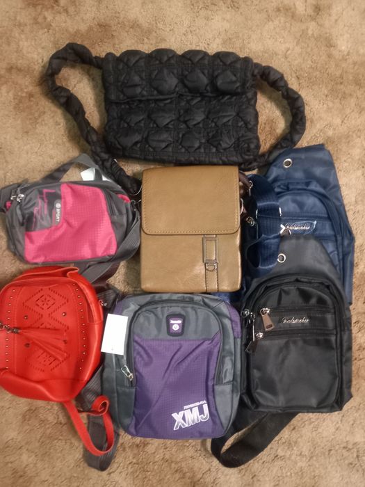 Хозяйственные сумки , барсетки и сумочки