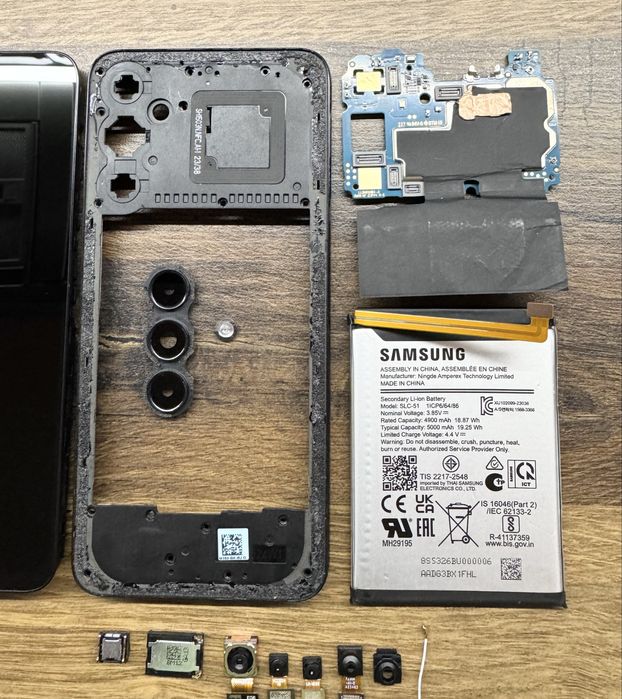Samsung Galaxy A05s дисплейный модуль, плата, запчасти, детали