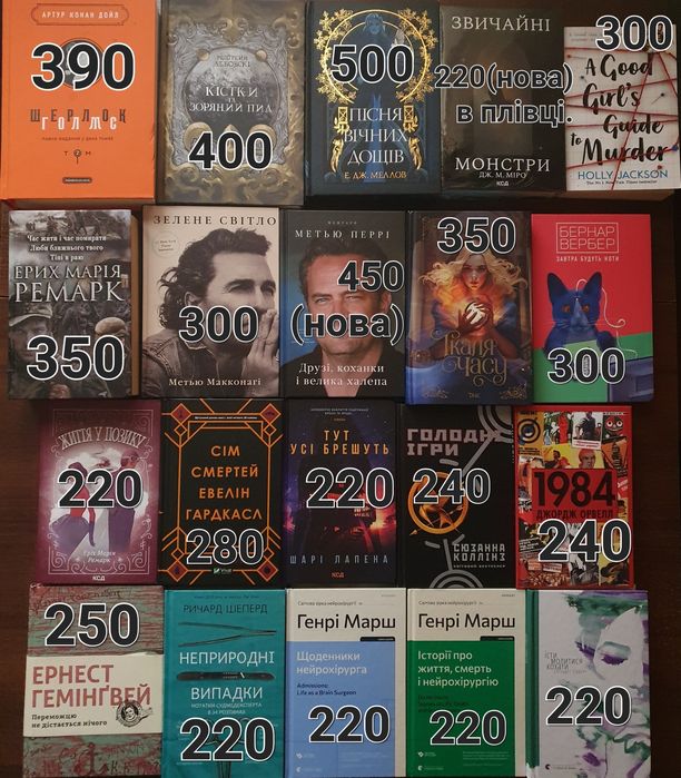 100 книг в  5-тьох фото!