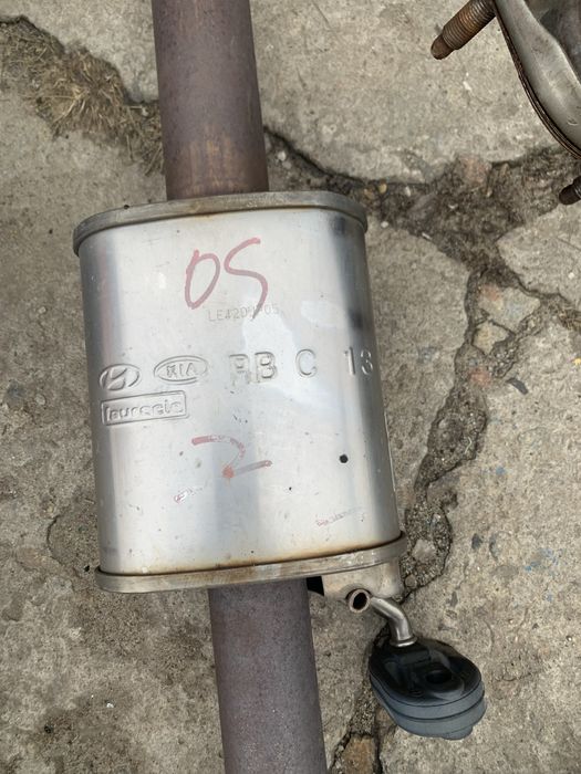 Хюндай Кона вихлопна система, глушник