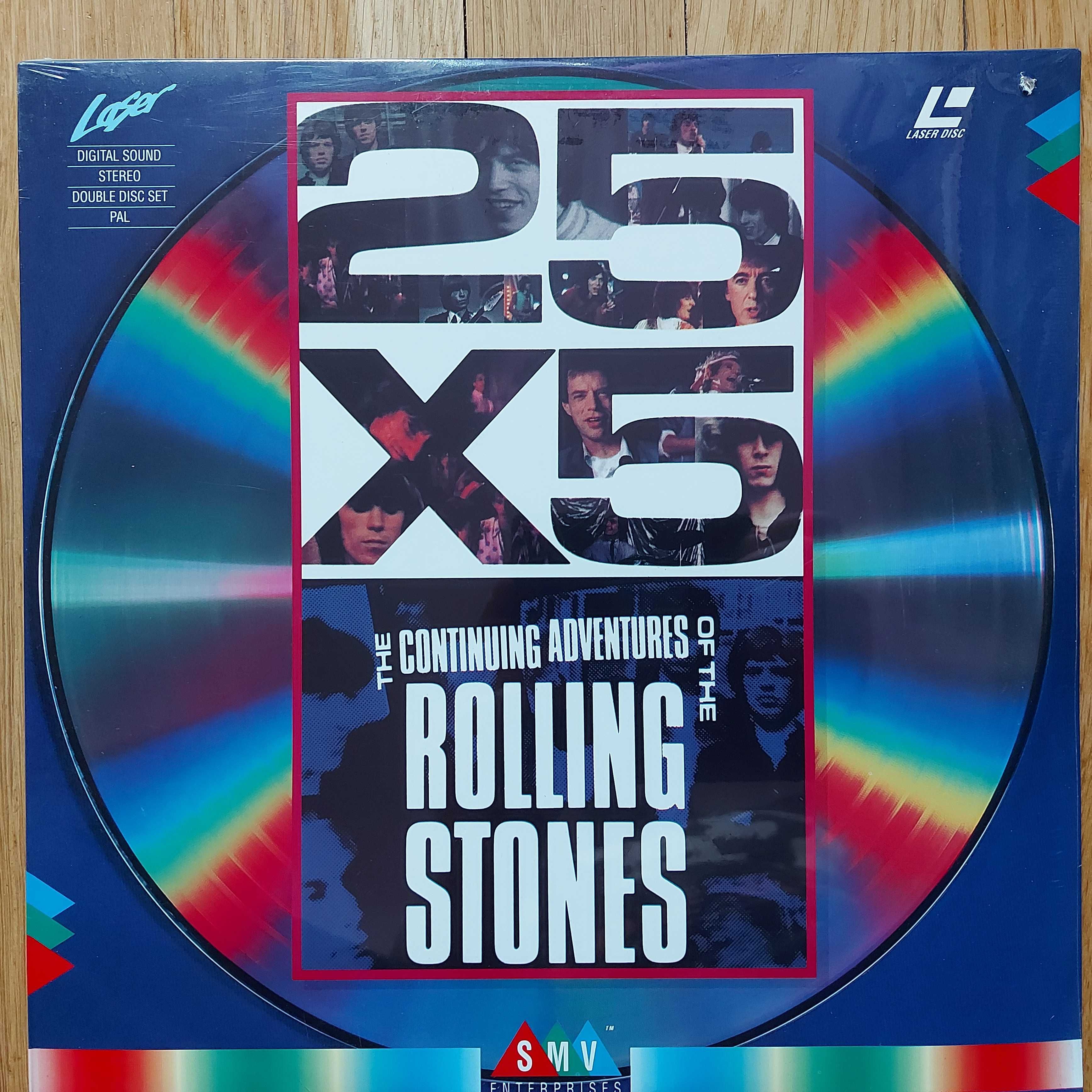 Laserdisc, The Rolling Stones ‎– 25X5 The Continuing Adventures, NOWA