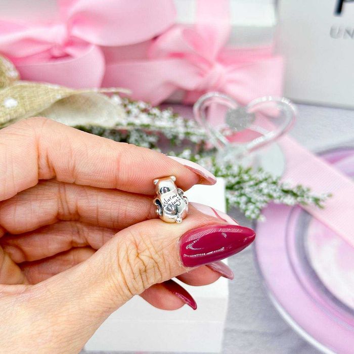 Срібна намистина шарм "Теплі обійми" Pandora (Пандора) 793589C01