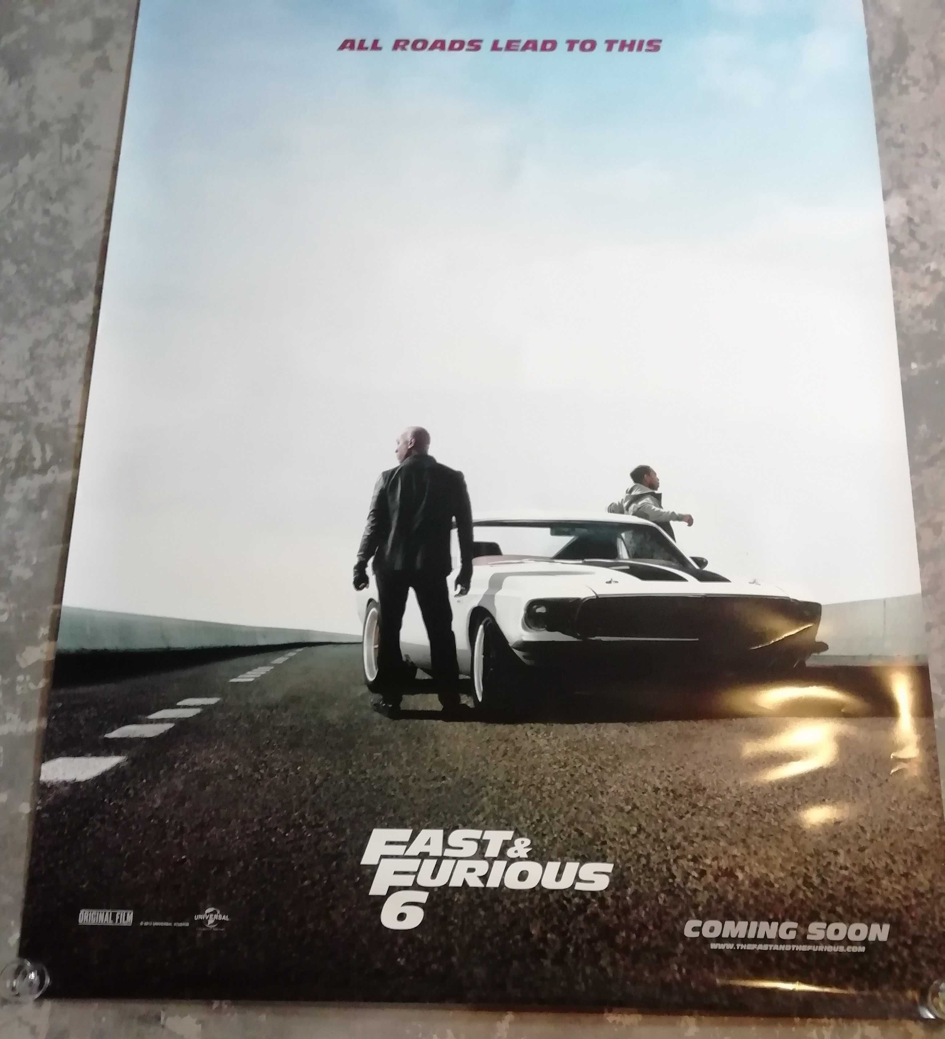 Velocidade Furiosa - Fast & Furious 6-Grande Cartaz de cinema original