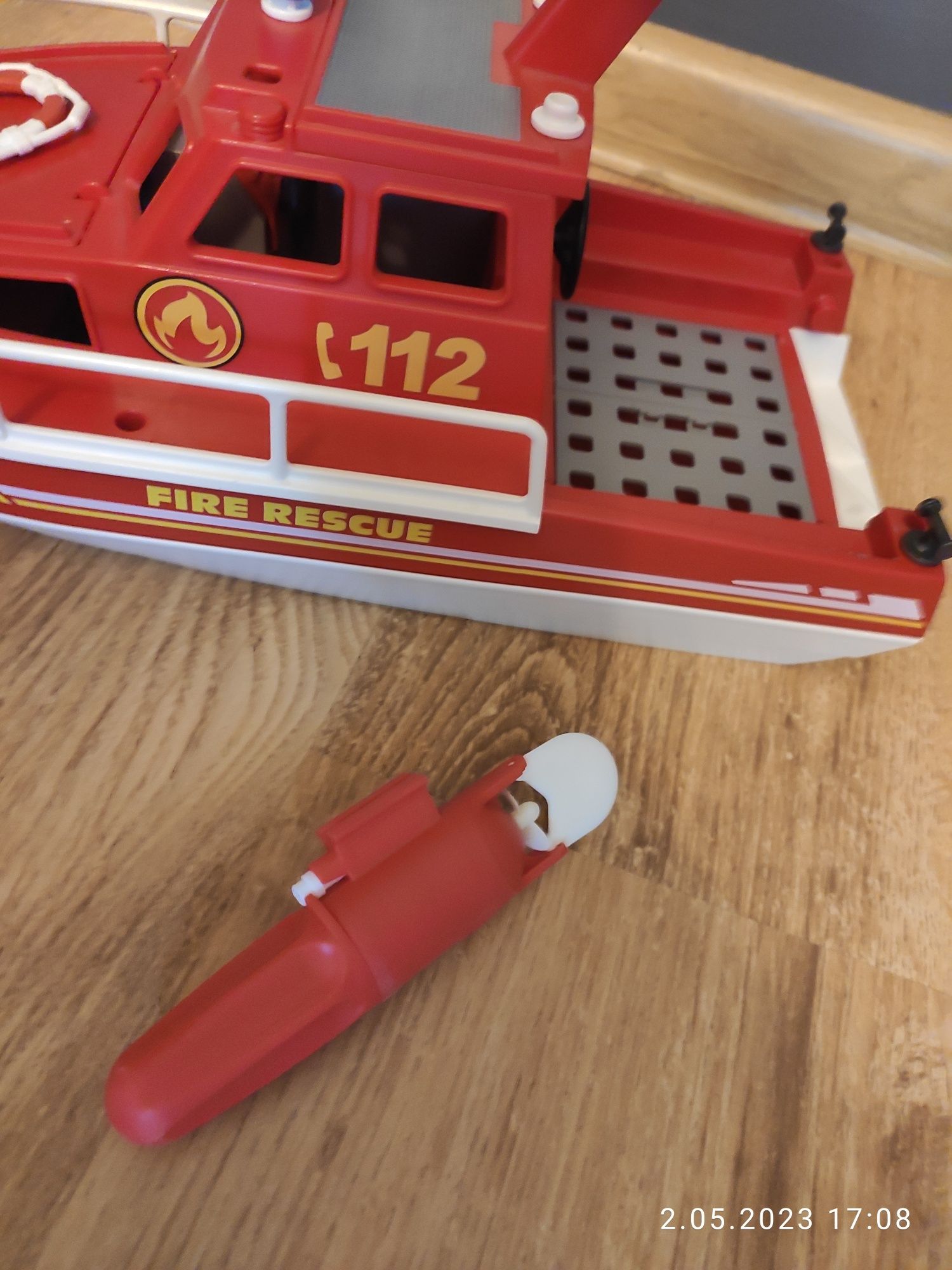 Łódź ratownicza straży pożarnej 7014 Playmobil7