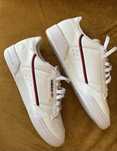 Кросівки чоловічі білі Adidas Continental 80 Vegan розмір 45 1/3 29 см