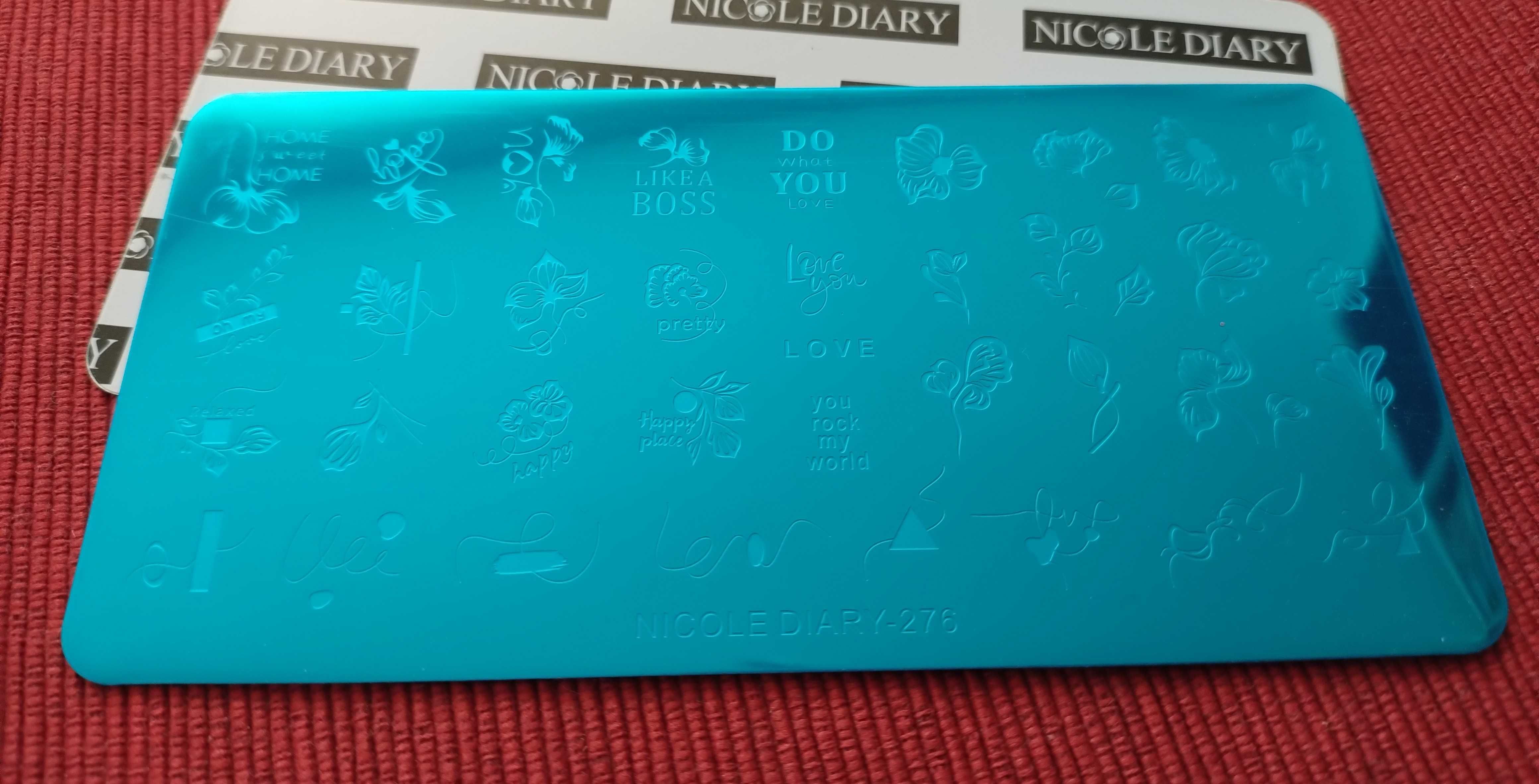 Blaszka do Stempli Nicole Diary