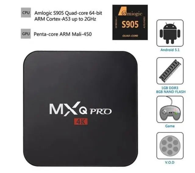 Смарт-приставка TV-BOX MX PRO-4k