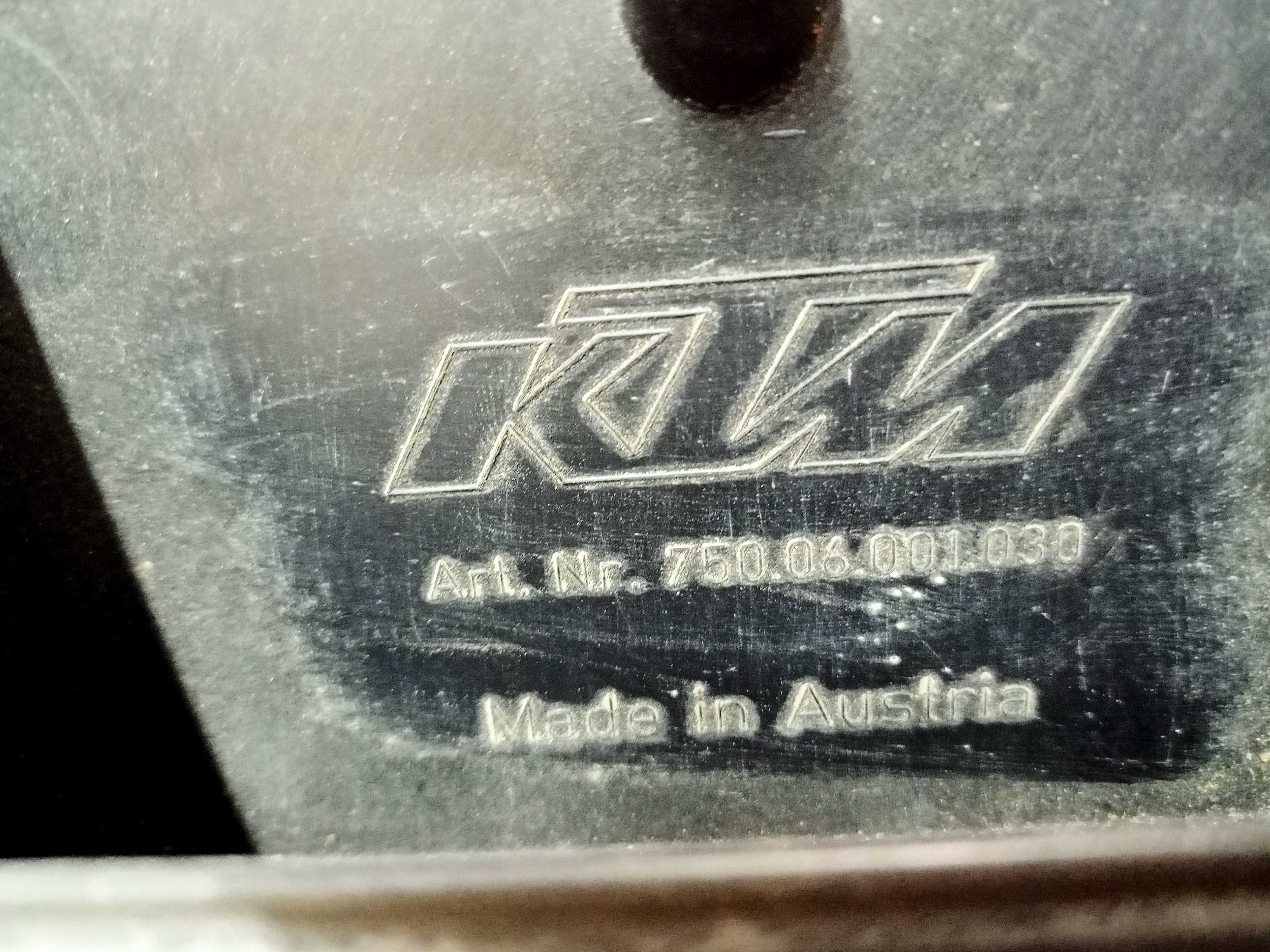 KTM SMT 650 stelaż tył set prawy lewy podnóżek obudowa filtra oryginał
