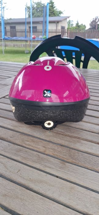 Kask dziewczęcy rowerowy btwin