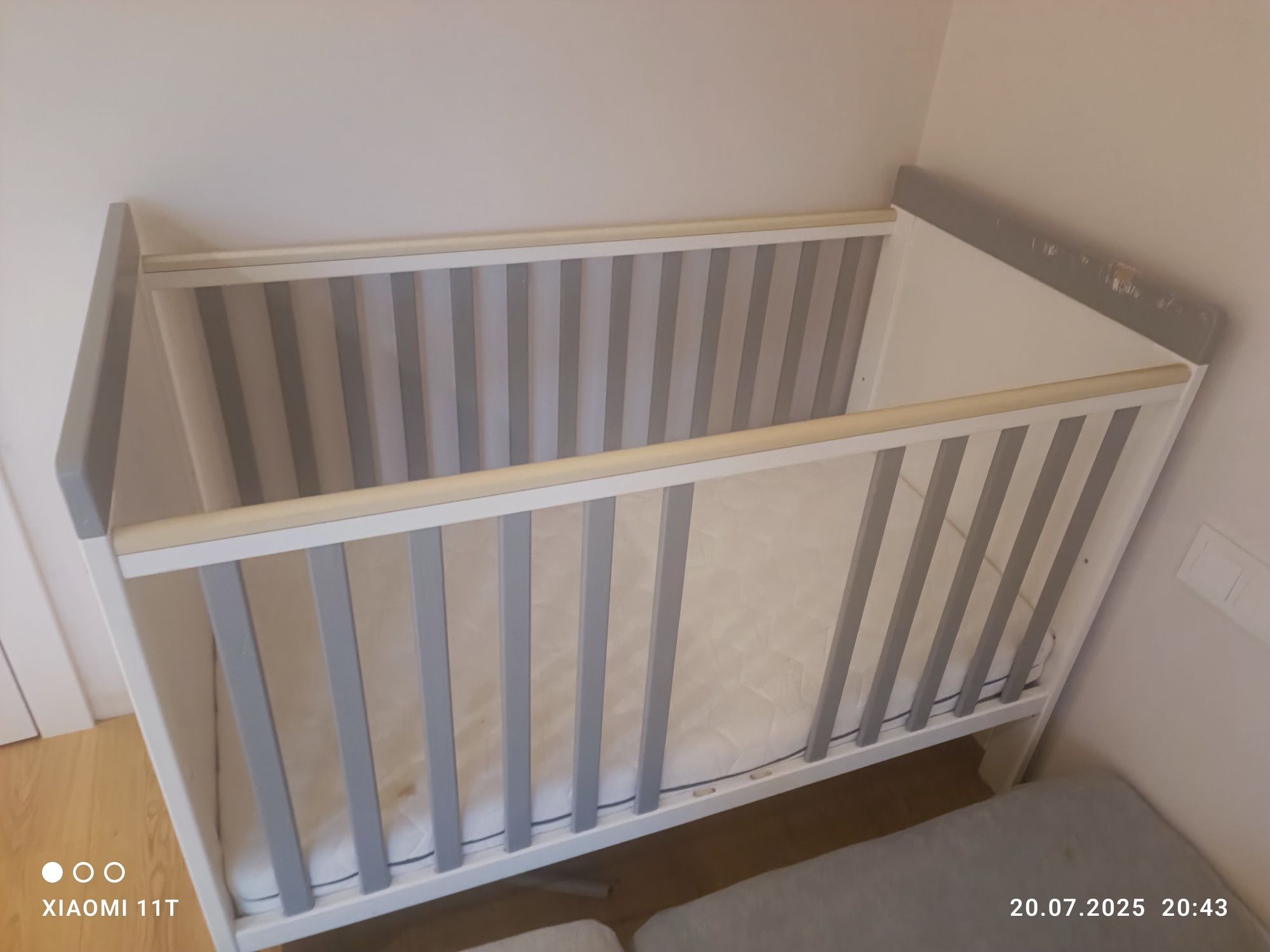 Łóżeczko dla dziecka 60x120 PlusBaby Classic